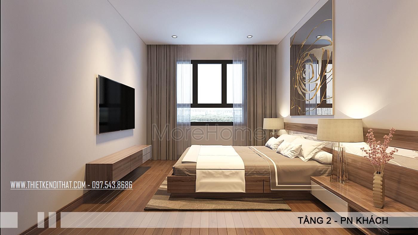 Thiết kế nội thất biệt thự hiện đại tại VinHome Thăng Long